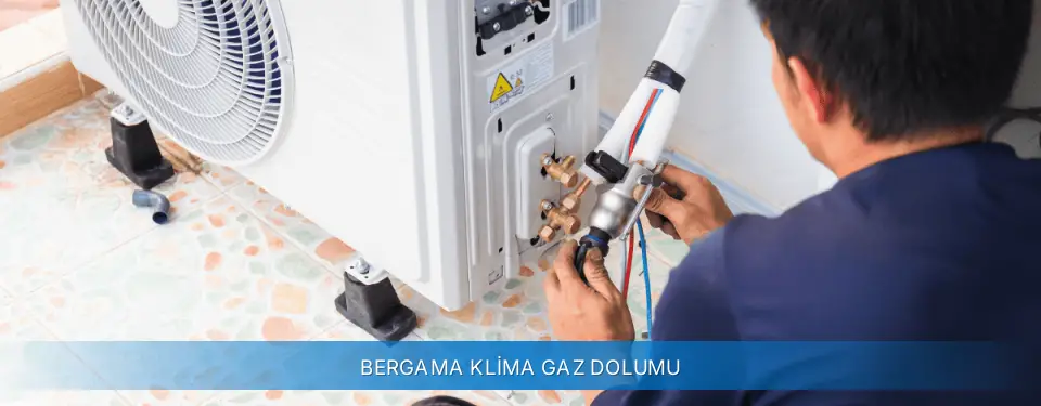 Bergama İlçemi Alarko Carrier Klima Gaz Dolumu